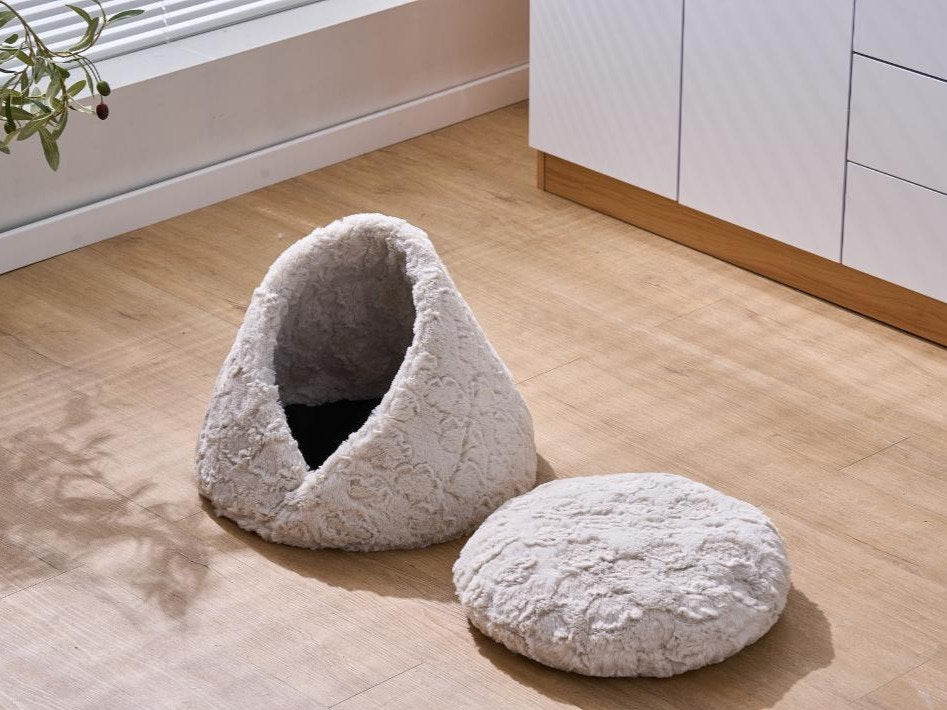 PetPals - Cat Bed Rose Cradle Plush