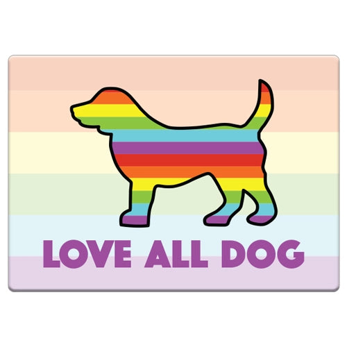 Dog Speak - Magnet Love All Dogs Rectangle