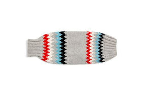 Chilly Dog - Dog Sweater Gray Chevron