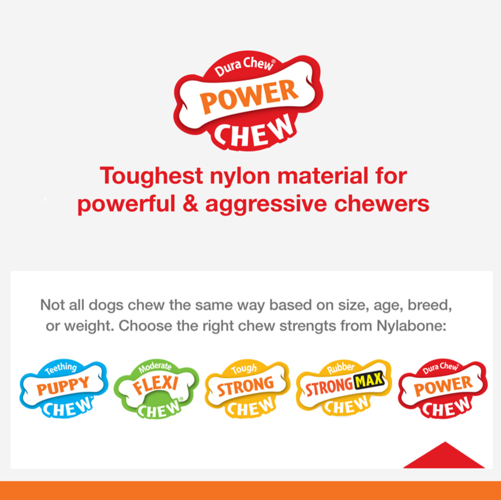 Nylabone - Dura Chew Antler Alternative	Chew Toy Venison Flavor