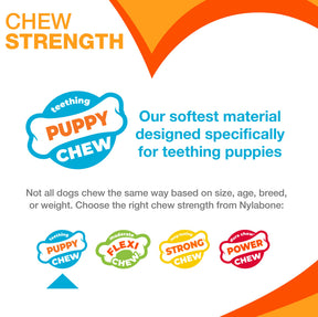 Nylabone - Puppy Chew Peanut Butter 2 pack