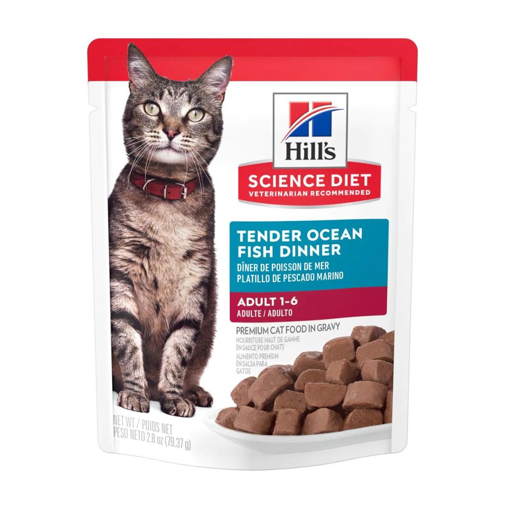 Hill's Science Diet - Adult Tender Ocean Fish Dinner Cat Pouches - Southern Agriculture 