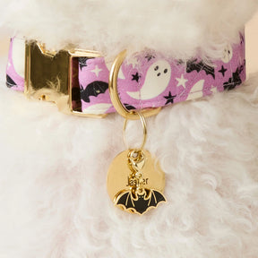 The Foggy Dog - Dog Charm Two Sided For Collar Bat