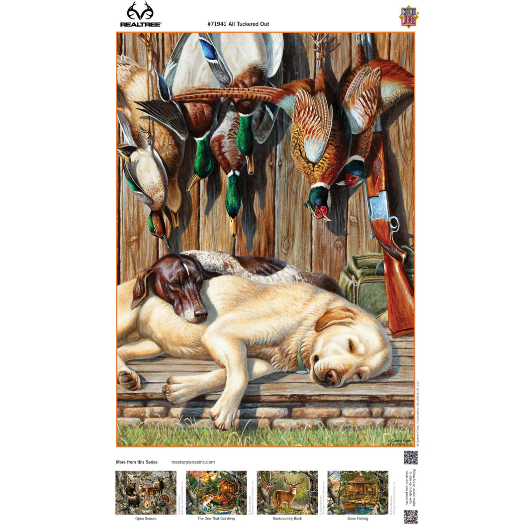 MasterPieces - All Tuckered Out by Realtree - 1000 Piece Jigsaw Puzzle