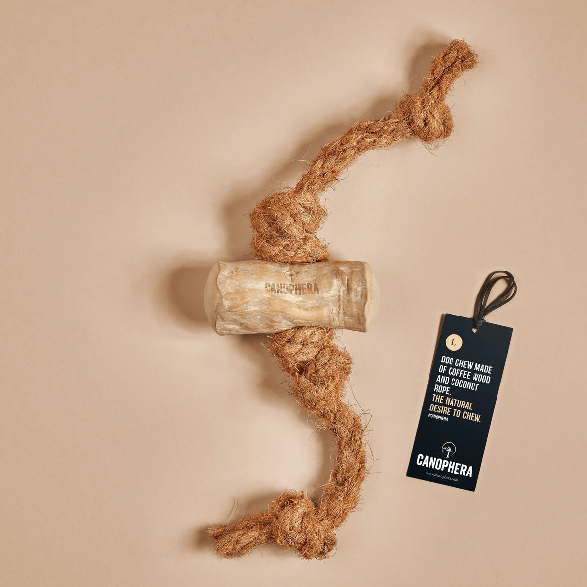 Canophera - Chew Stick Made Of Coffee Wood & Coconut Rope