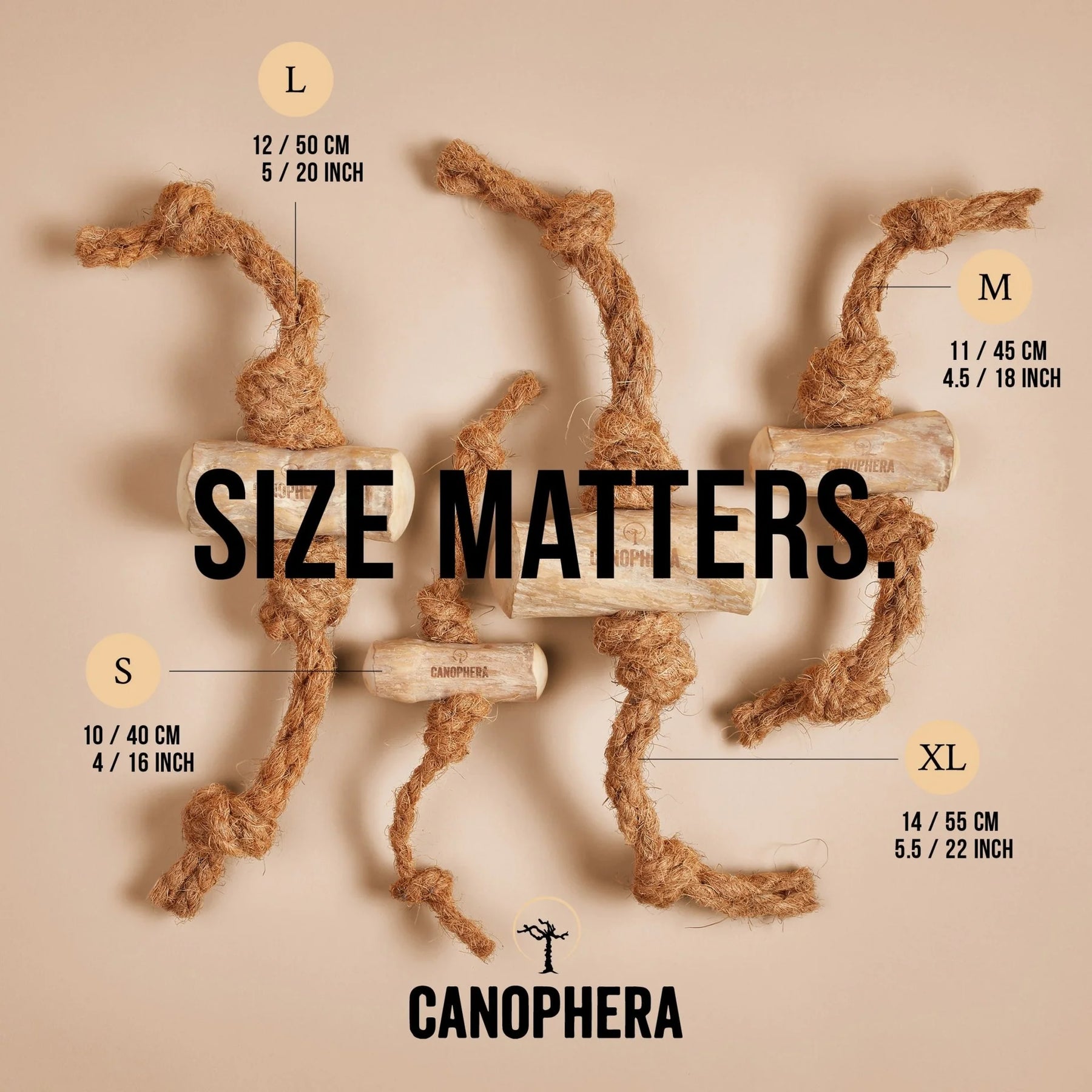 Canophera - Chew Stick Made Of Coffee Wood & Coconut Rope