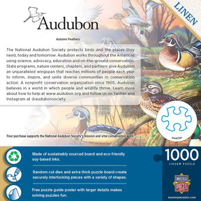 MasterPieces - Autumn Feathers by Audubon - 1000 Piece Jigsaw Puzzle