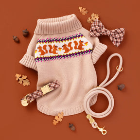 The Foggy Dog - Dog Sweater Squirrel Cable Knit