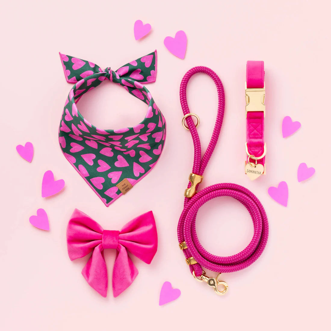 Foggy Dog - Bandana Dog Rifle Paper Co. x TFD Vintage Blossom - Lovestruck