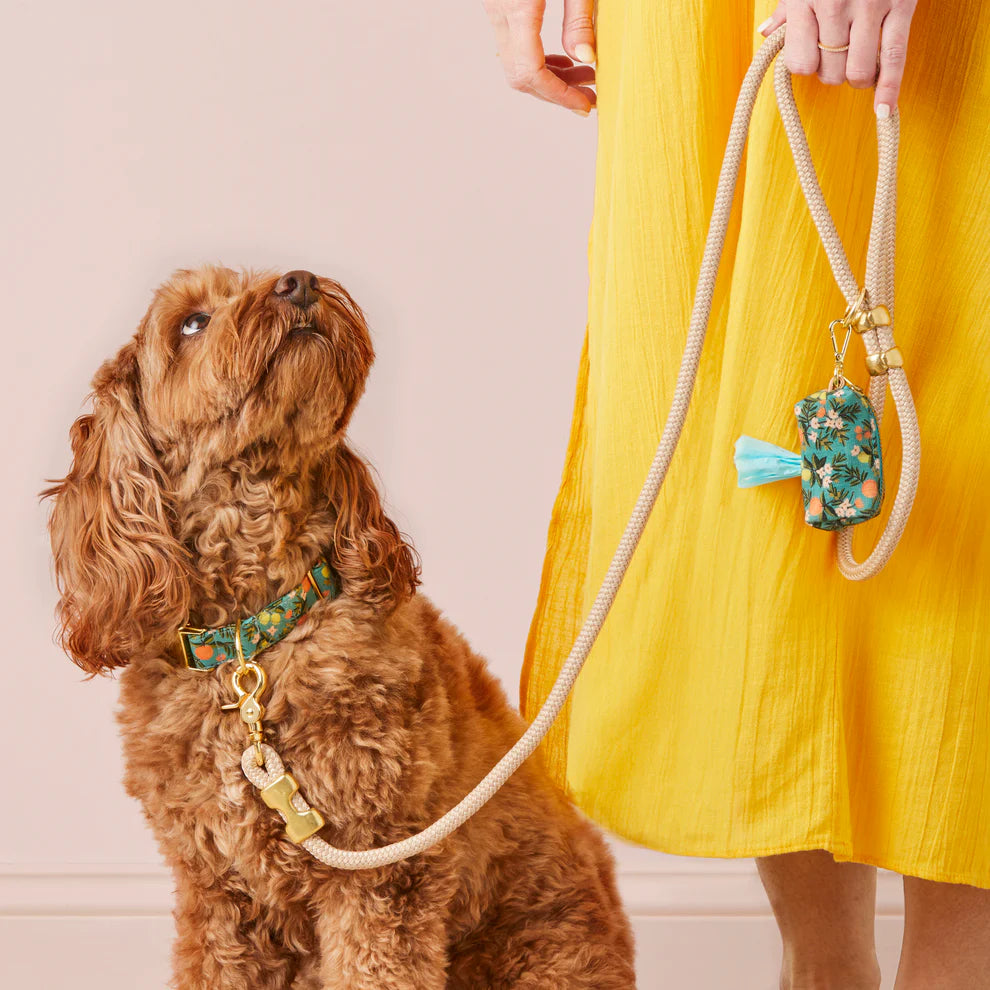 The Foggy Dog - Waste Bag Dispenser - Citrus Floral Rifle Paper Co. x TFD