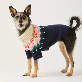The Foggy Dog - Dog Sweater Fair Isle Bobble
