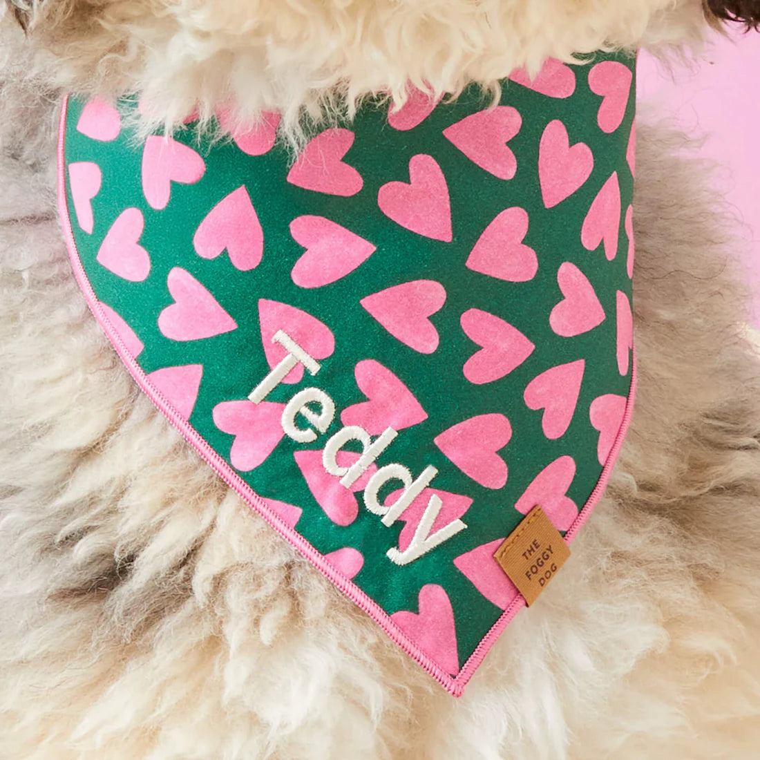 Foggy Dog - Bandana Dog Rifle Paper Co. x TFD Vintage Blossom - Lovestruck
