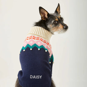 The Foggy Dog - Dog Sweater Fair Isle Bobble