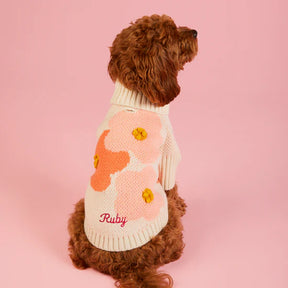 The Foggy Dog - Dog Sweater In Bloom Spring