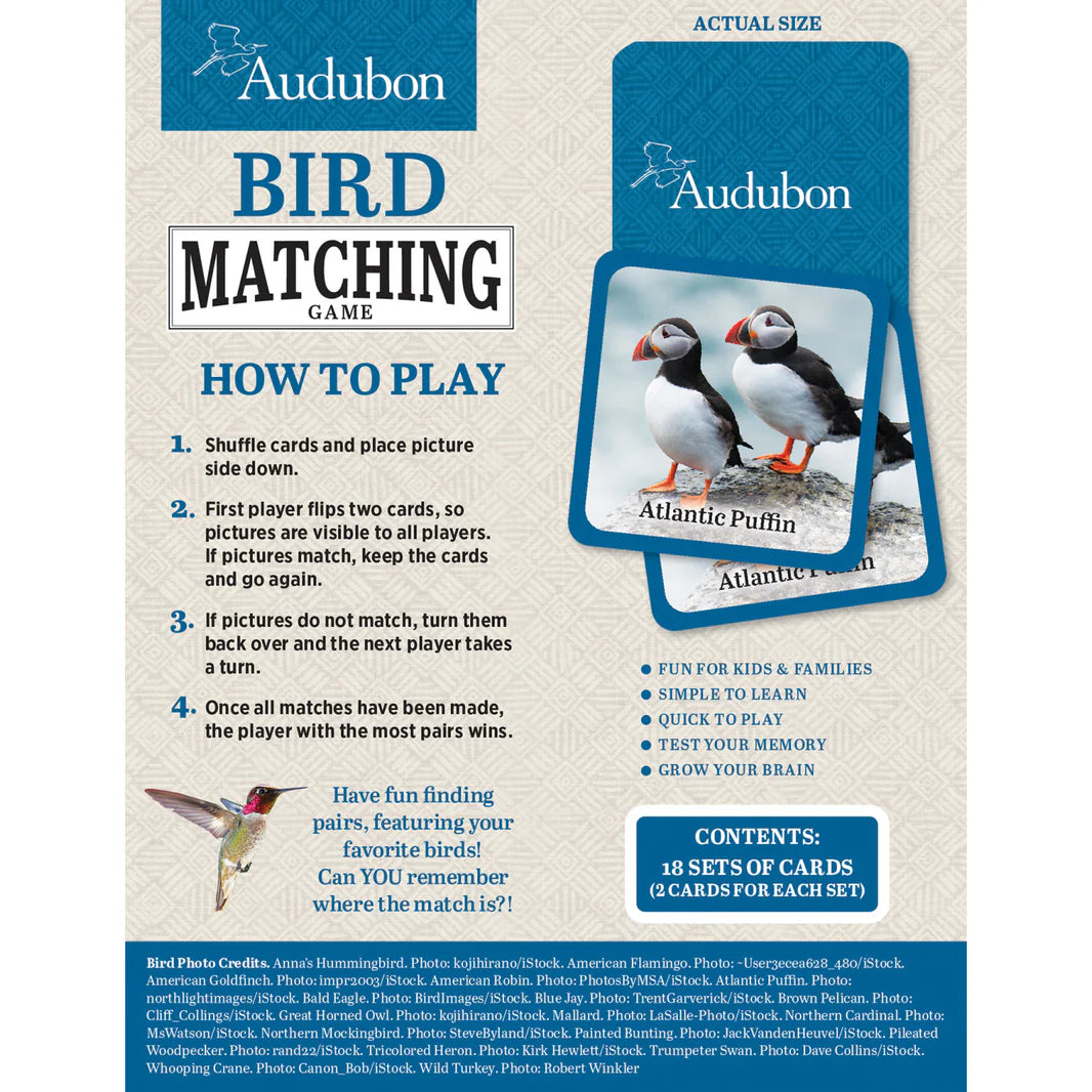 MasterPieces - Audubon - Bird Matching Game