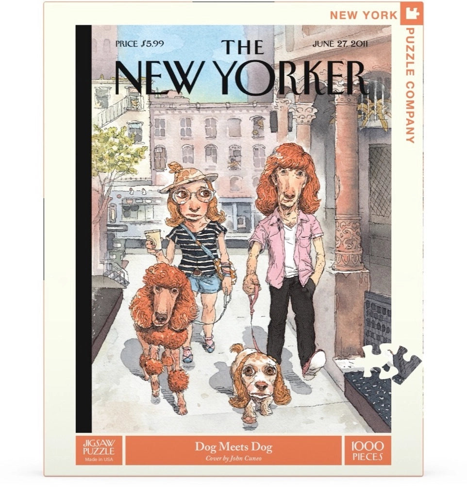 New York Puzzle Co. - Dog Meets Dog