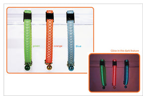 Goli Design - Bella Luna Glow In Dark & Reflective Cat Collar