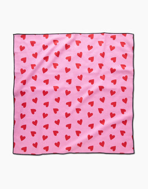 Geometry - Dog Towel I Heart You