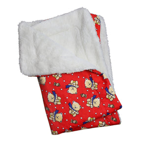 Klippo Pet - Blanket Winter Bear Double Layered Flannel Ultra Plush
