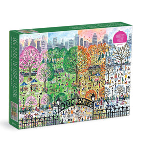 Chronicle-Hachette Book - Puzzle Michael Storrings Dog Park in Four Seasons