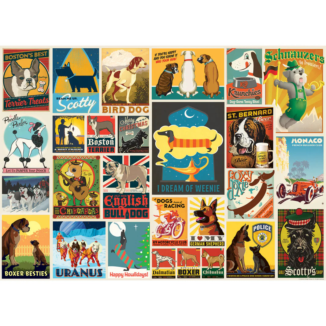 MasterPieces - Dog Lovers by Anderson Design Group - 1000 Piece Jigsaw Puzzle