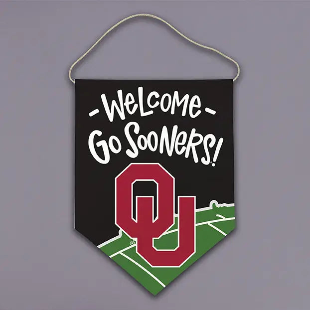 Magnolia Lane - Door Hanger Canvas Collegiate