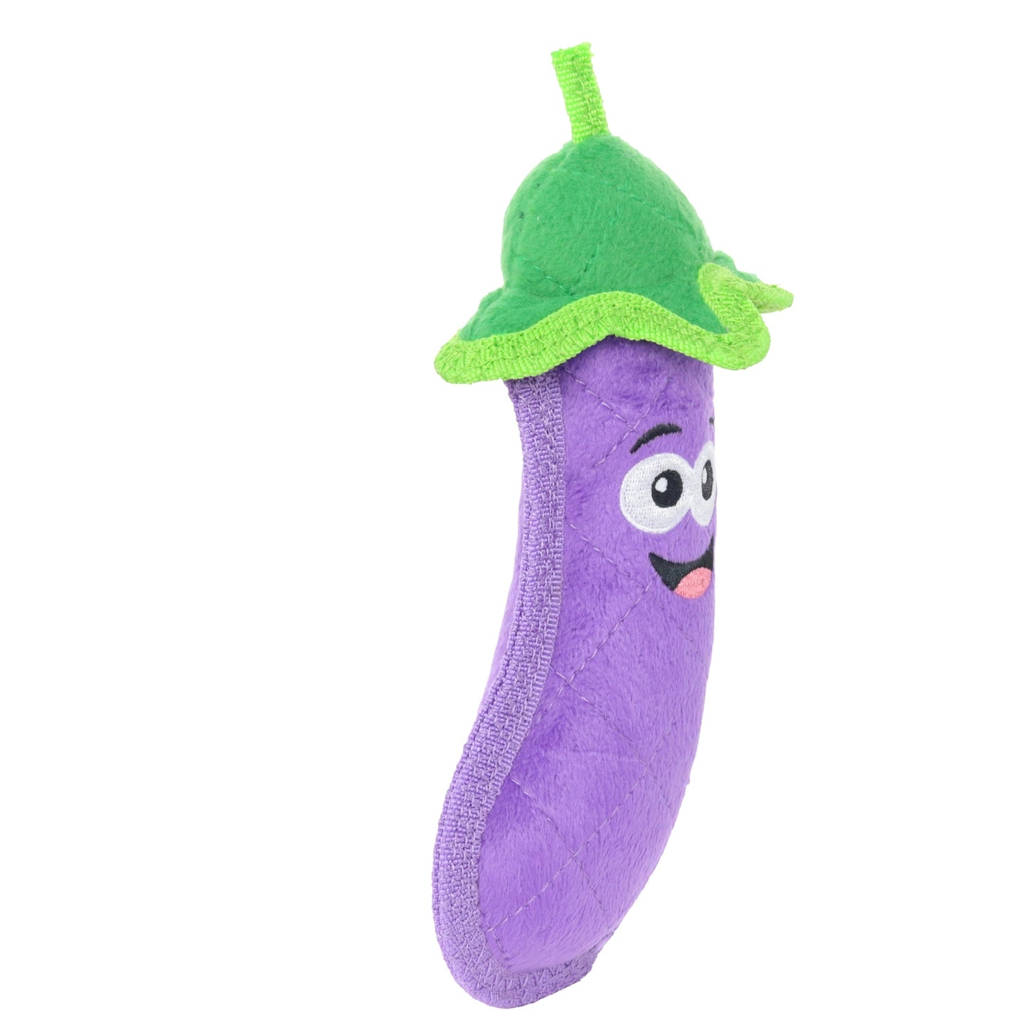 Tuffy Dog Toys - Tuffy Funny Food Eggplant