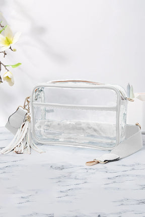 Hana - Clear PU Cross Body Camera Bag