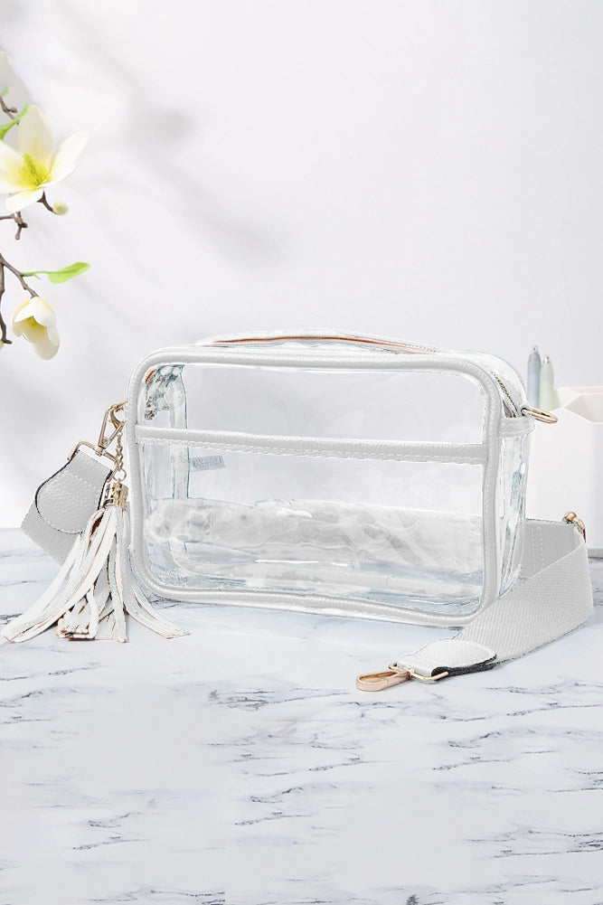 Hana - Clear PU Cross Body Camera Bag