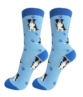 E & S Imports - Socks Border Collie Full Body