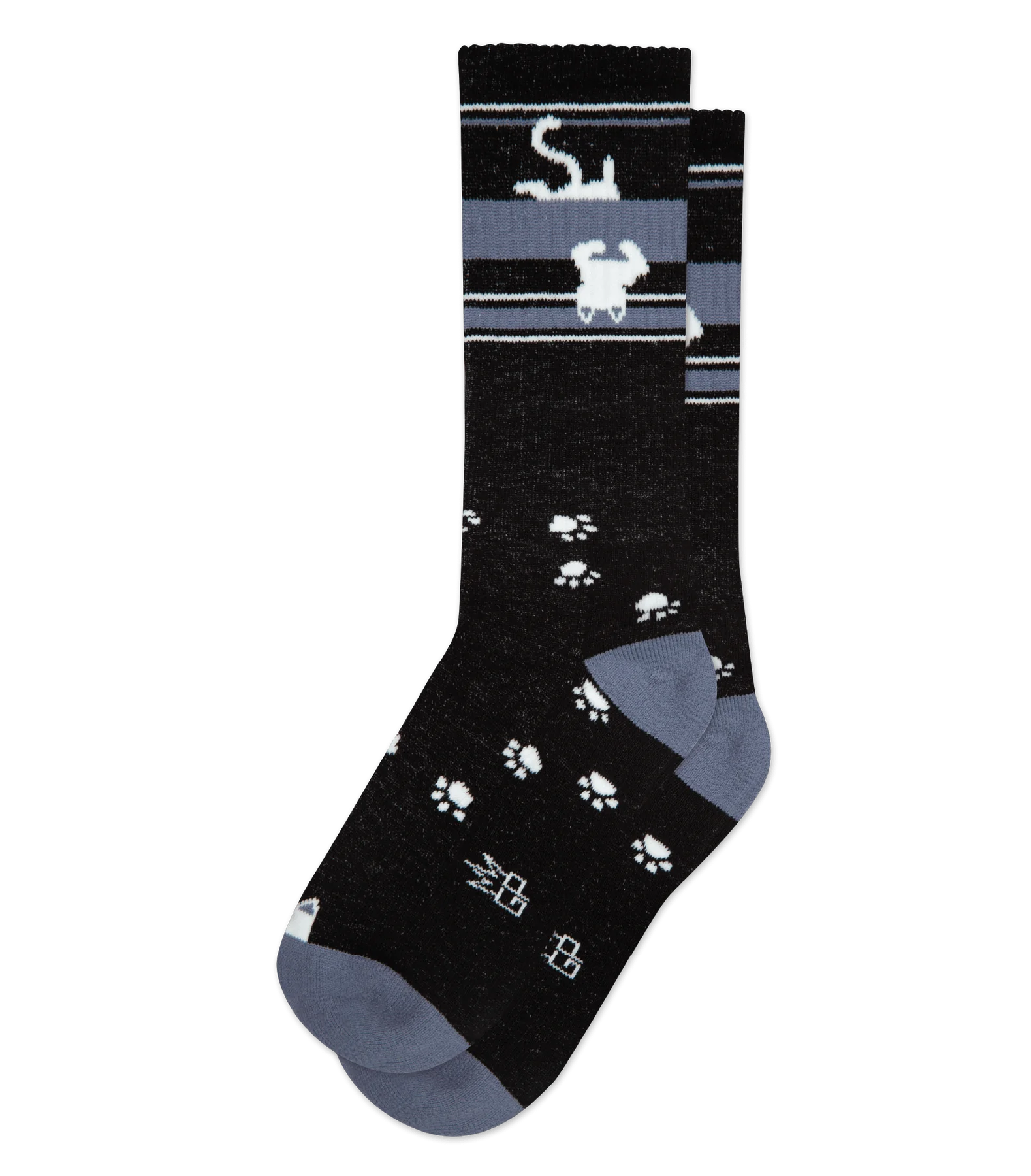 Gumball Poodle - Socks Cat Upside Down White