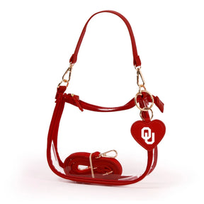 Desden - Clear Purse With Red Trim OU