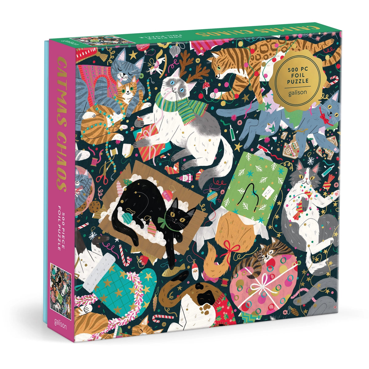 Chronicle-Hachette Book - Puzzle Catmas Chaos