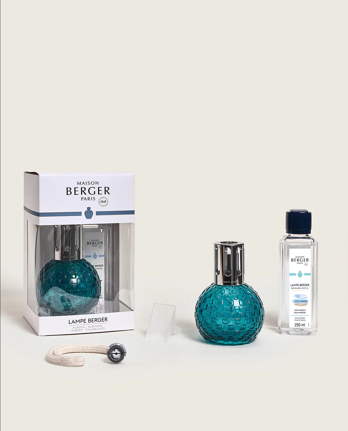 Maison Berger  - Lampe Disco Green + 250ml Ocean Breeze