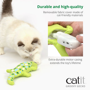 Catit - Groovy Gecko Motion-Activated Dancing Gecko