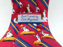 Best Friends By Ruth Maystead - Men's Dog Tie