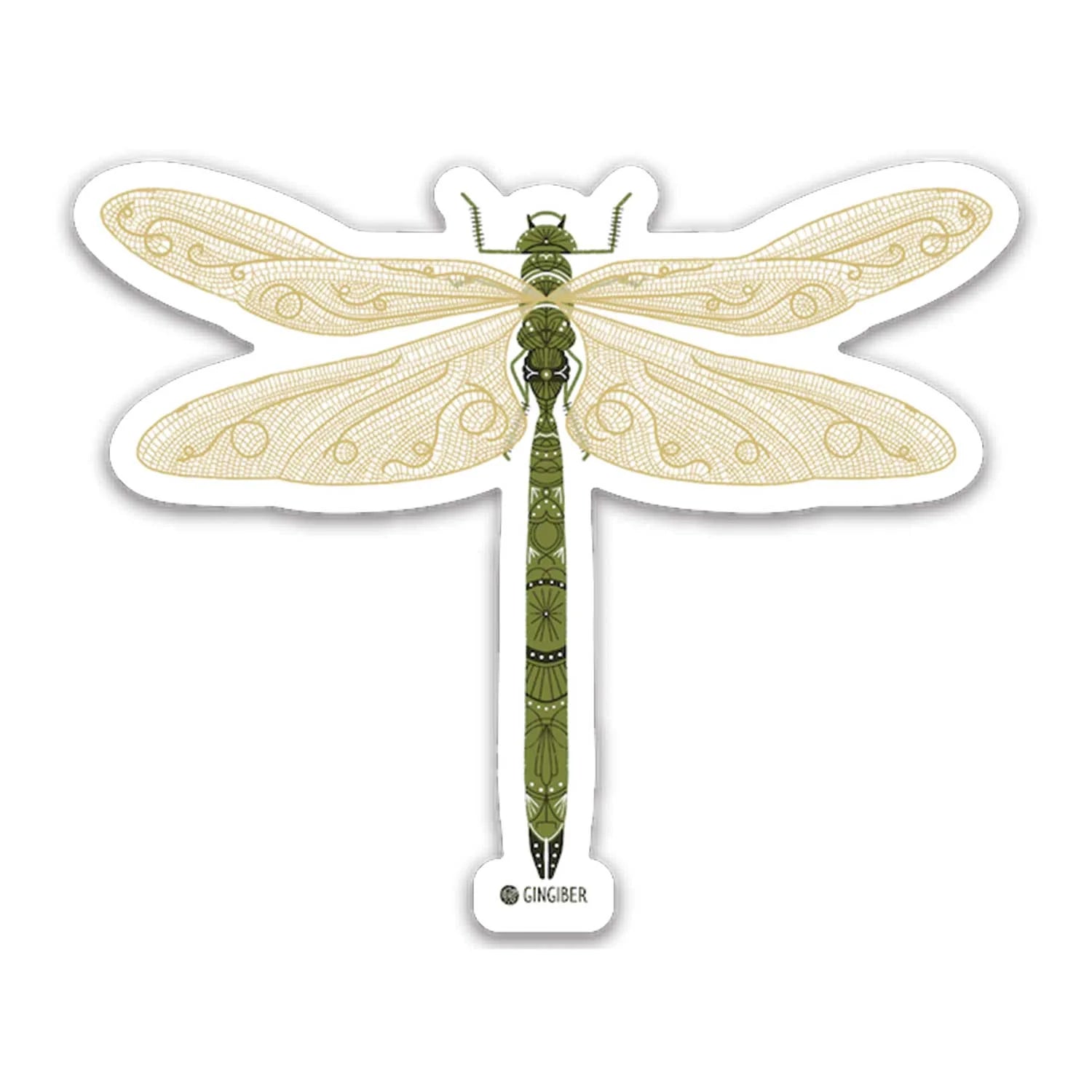 Gingiber - Dragonfly Sticker