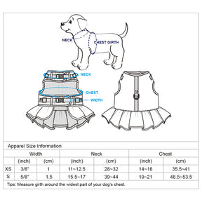 Blueberry Pet - Black | Made Well Floral Print Dog Dress Harness