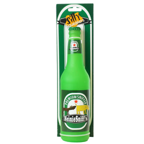 Tuffy Dog Toys - Silly Squeaker Beer Bottle Heinie Snifin Squeaky Dog Toy