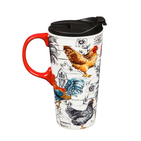 Evergreen Enterprises - Travel Cup Chicken Collage - Southern Agriculture 
