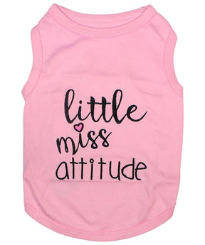 Parisian Pet - Dog T-Shirt Little Miss Attitude