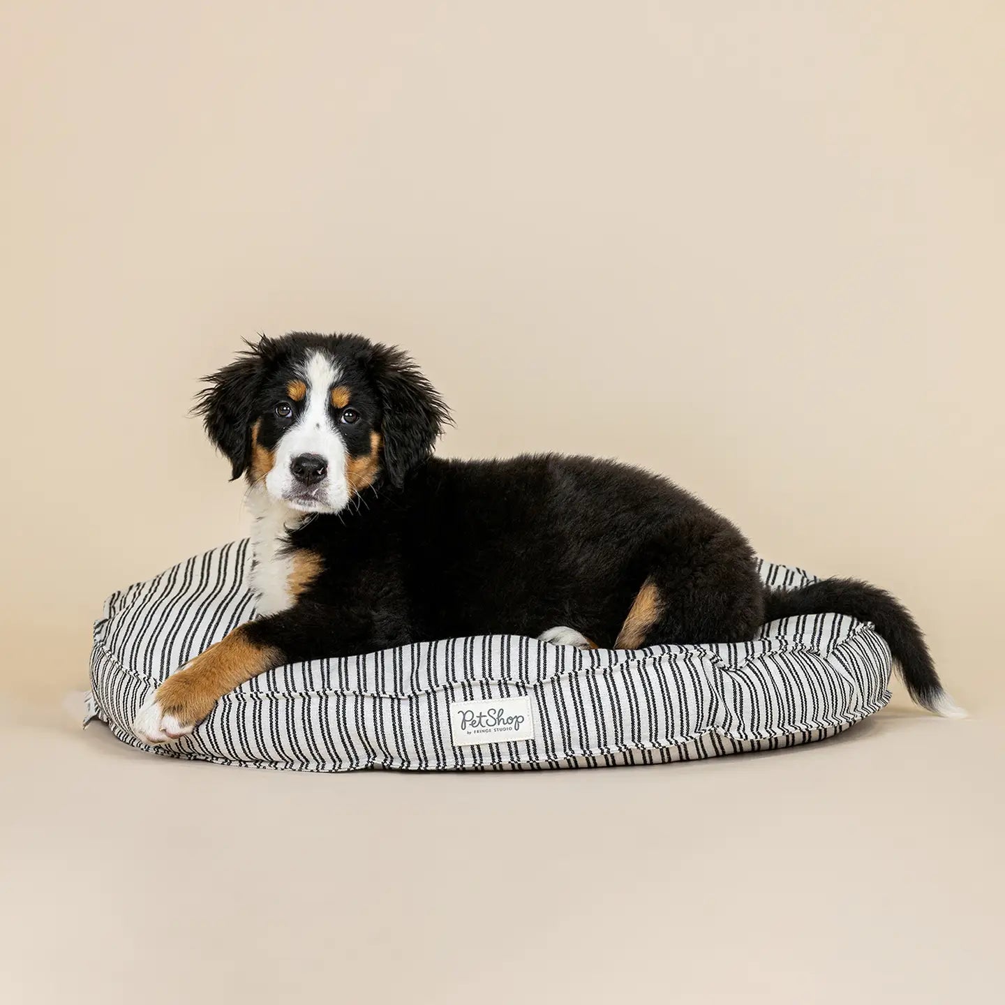 Petshop by Fringe Studio - Pet Bed Yarn Dye Stripe Round