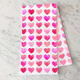 Kelsey M Designs - Cozy Kitchen Towel With Hearts