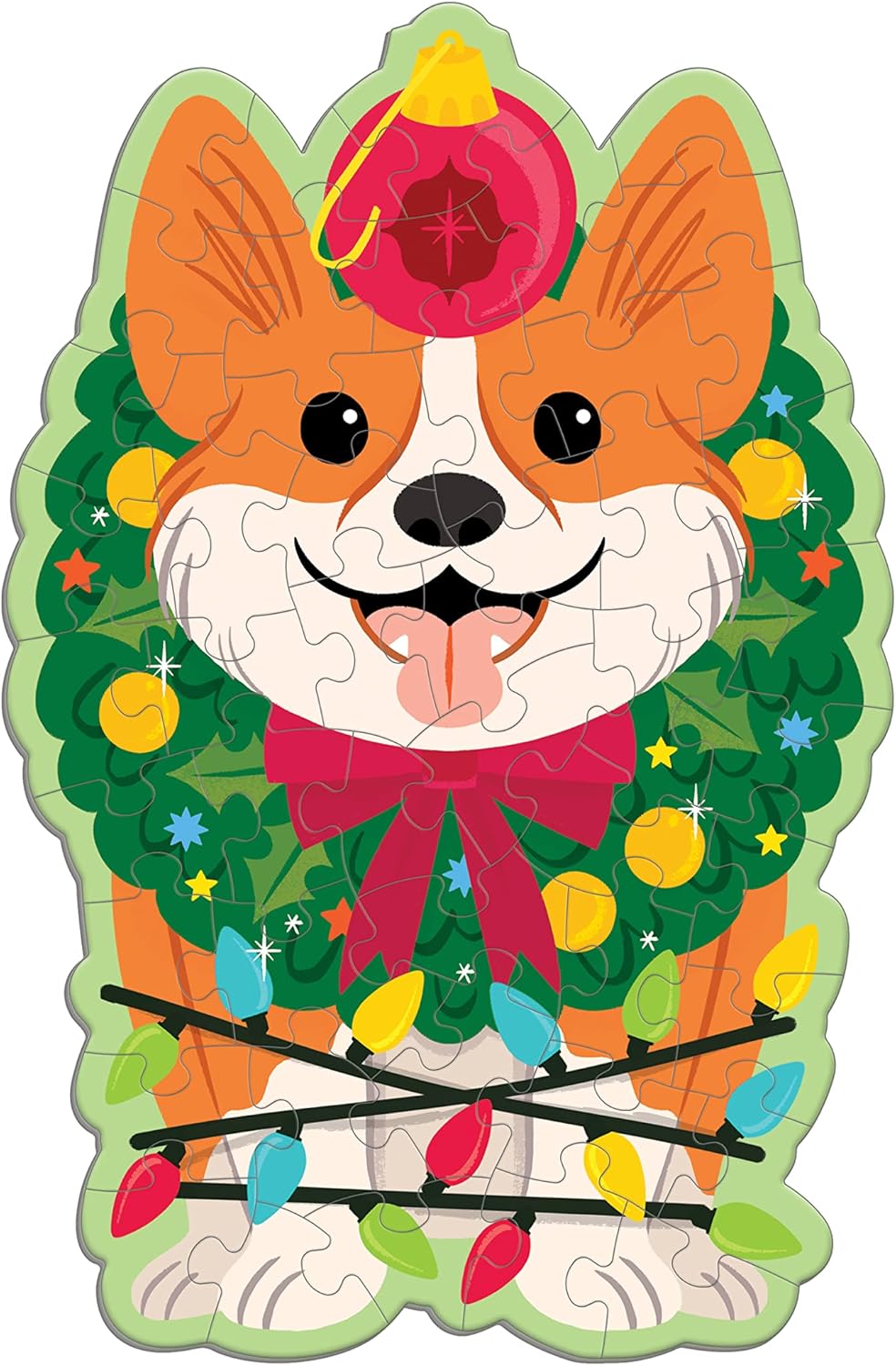 Chronicle-Hachette Book - Puzzle Christmas Corgi Scratch & Sniff