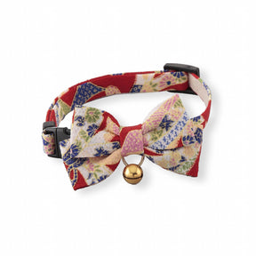 Moon-X USA - Cat Collar Chirimen Kimono Bow Tie