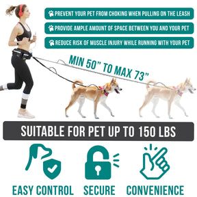 PetAmi - Dog Leash Bag Deluxe Hands Free