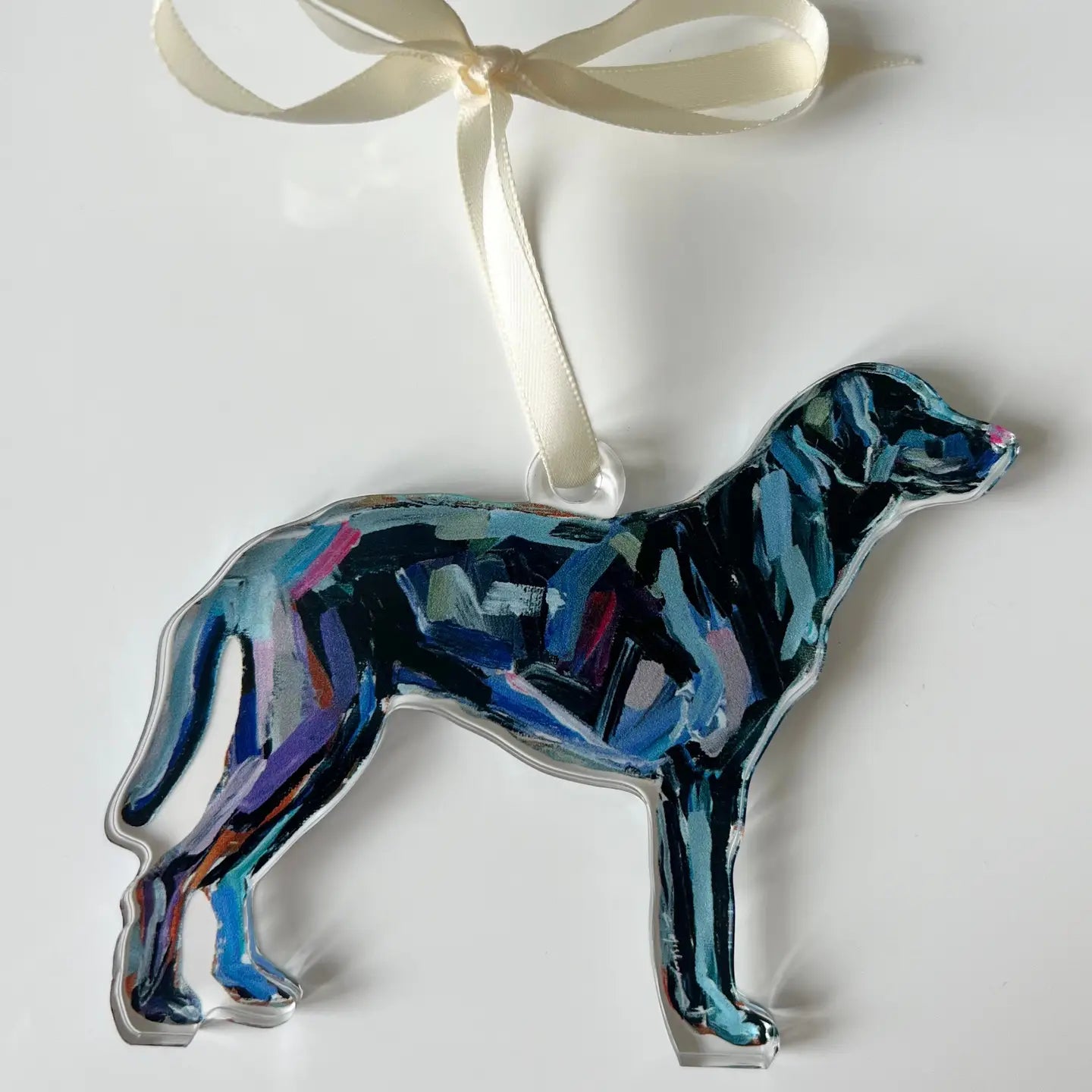 Chelsea McShane Art - Ornament Black Labrador