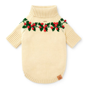 The Foggy Dog - Dog Sweater Holly Bobble