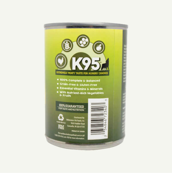 Earthborn Holistic - All Breeds, Adult Dog K95 Grain-Free Chicken Recipe Canned Dog Food