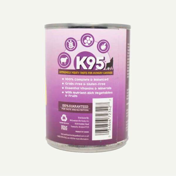 Earthborn Holistic - All Breeds, Adult Dog K95 Grain-Free Lamb Recipe Canned Dog Food - Southern Agriculture 